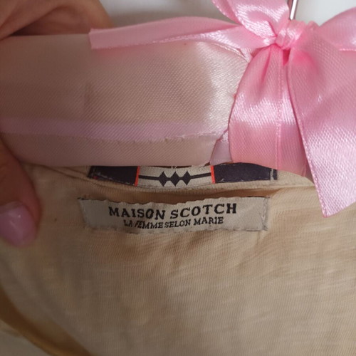 Maison Scotch blouse new, beige, size S