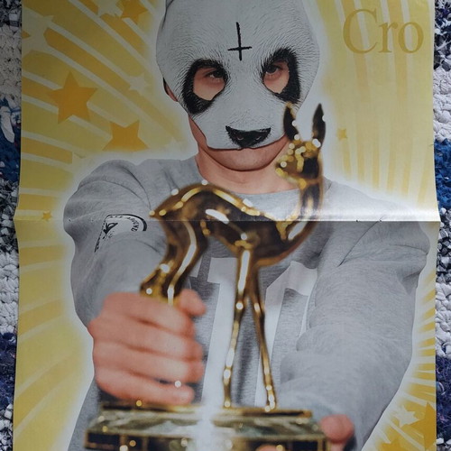 Cro & Dog poster like new, size 40x28, PopCorn magazine