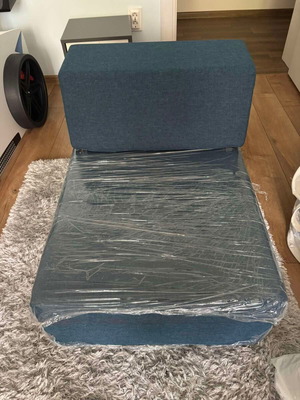 Single convertible armchair