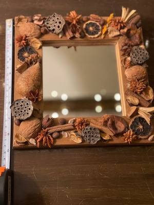Handmade mirror 22x22 new