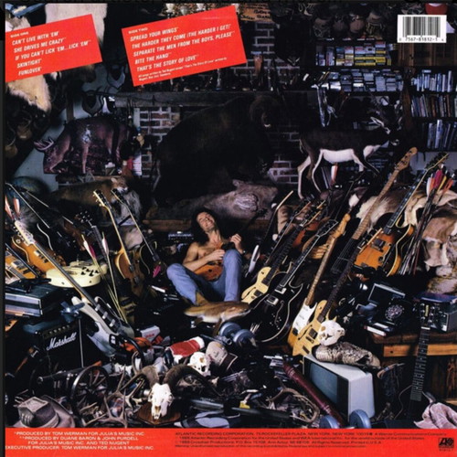 Ted Nugent vinyl records pack Little Miss Dangerous 1986 and If You Can't Lick 'Em 1988 like new