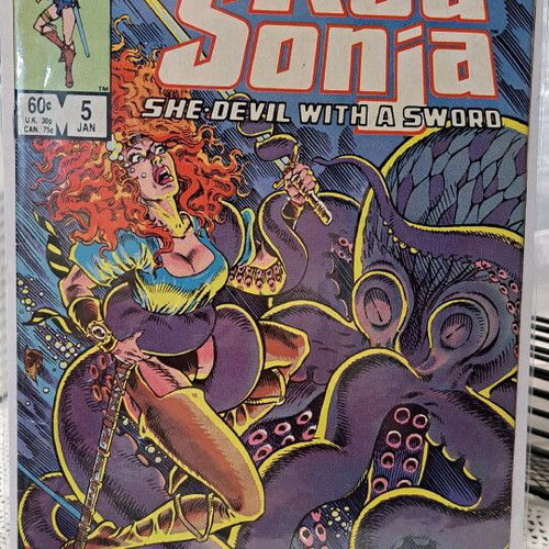 Red Sonja She Devil with a Sword comic used Marvel Comics