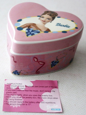 Κοσμηματοθήκη Barbie από πορσελάνη Manios Mattel 2003 καινούργια