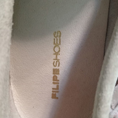 Filipe Shoes moccasins new, size 39, beige pink leather