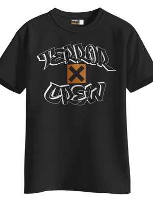Μπλούζα T-shirt Terror X Crew Hip Hop μαύρο μέγεθος Large 100% βαμβάκι συλλεκτικό
