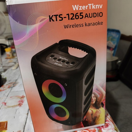 Bluetooth speakers KTS-1265, set of 2 with 2 jack cables