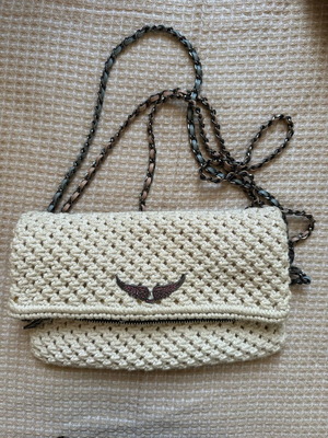 Zadig et Voltaire knitted shoulder bag used