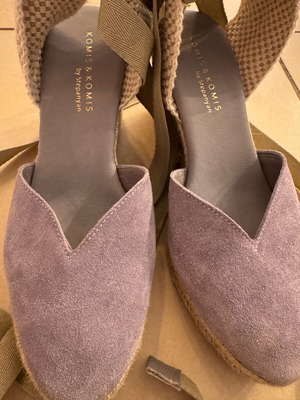 Komis and Komis women's platform sandals used, size 36, gray