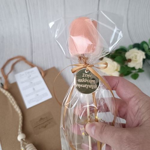 Aromatic Wax Rose and Car Diffuser Gift Set for Kindergarten Teacher