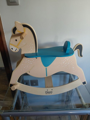 Wooden rocking horse like new, from 1 year old