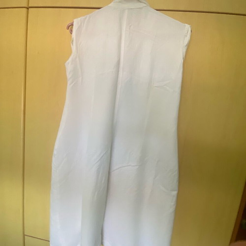 White short dress size M like new