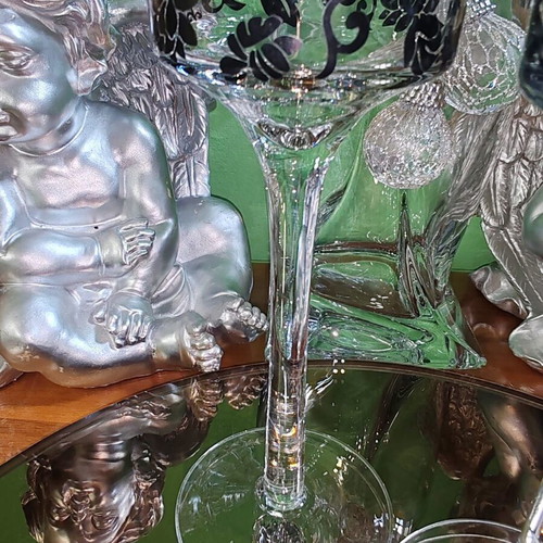 Pair of new elegant collector's candlesticks Austria
