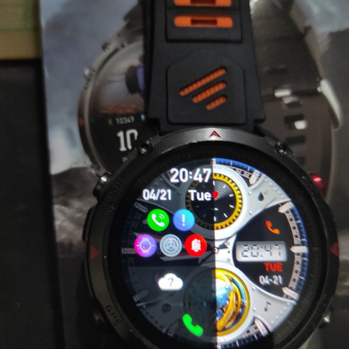 Smartwatch with GPS and call function, new, metal case