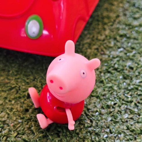Peppa Pig Car with 3 Collectible Figures like new