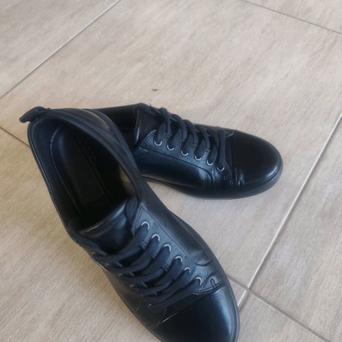 Ecco leather sneakers black size 40 like new