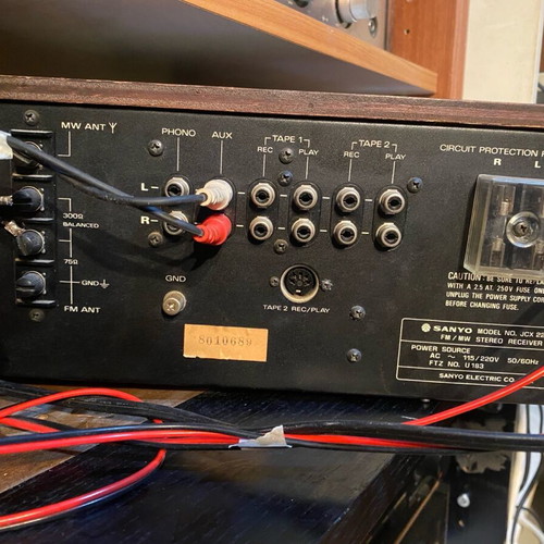 Sanyo JCX-2250KZ amplifier used 2x30 watt