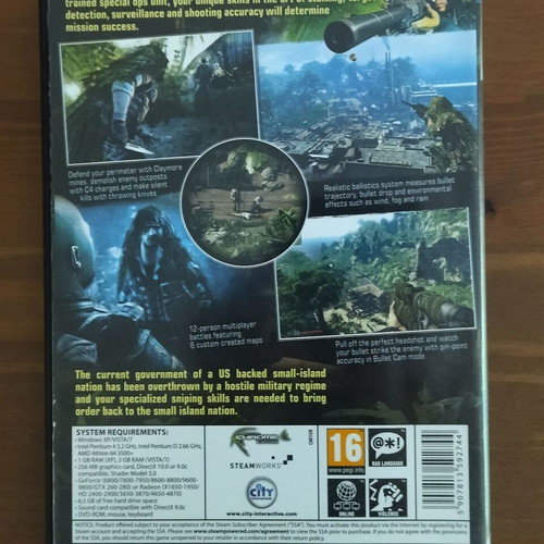 Sniper Ghost Warrior PC used