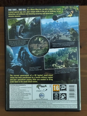 Sniper Ghost Warrior PC used