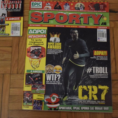 Sporty magazines used 2016-2017, pack of 5 issues