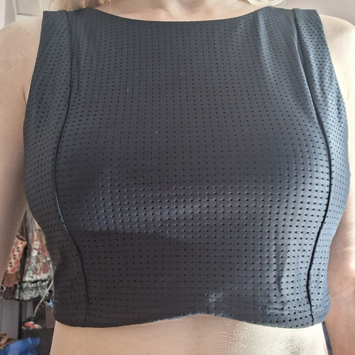 Sports bra, medium size, black