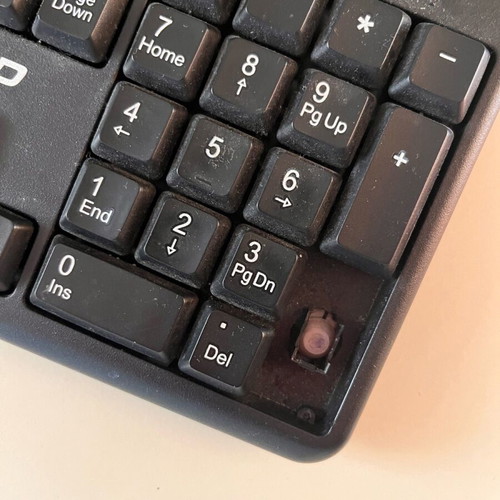 Keyboard used with one missing key