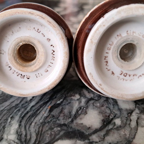 Vintage Roditiko salt and pepper shaker like new, hand-painted