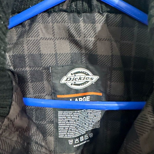 Dickies men's winter jacket like new, black and brown, size L