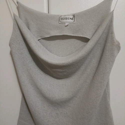 Women's gray tank top like new, size S