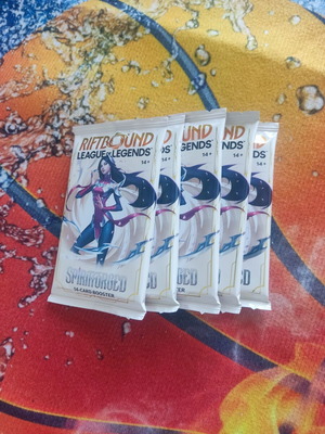 Riftbound League of Legends TCG Spiritforged Booster Packs new