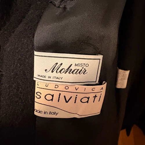 Ludovica Salviati coat black like new, size M