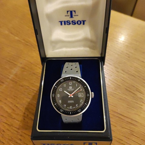 Tissot Sideral Dive automatic watch used with original strap and box