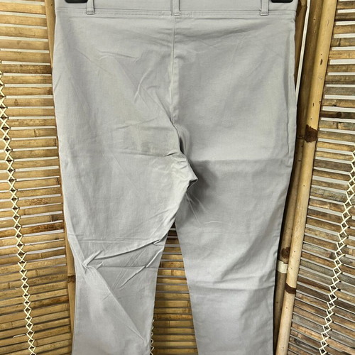 Canda light grey cropped trousers size L