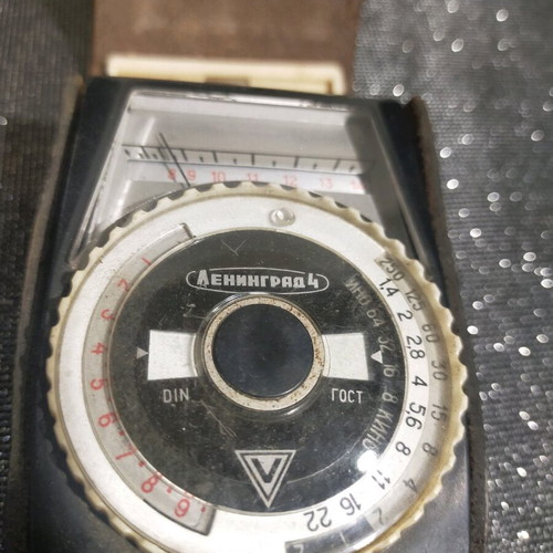Vintage light meter used
