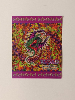 Vintage Psytrance Event Flyer Brainstorm Reload 2000s like new