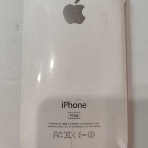 Apple iPhone 3GS 16GB white used, unknown functionality