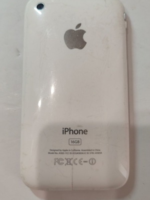 Apple iPhone 3GS 16GB white used, unknown functionality