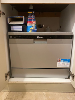 Candy dishwasher used, 55x43.8 cm, fully functional