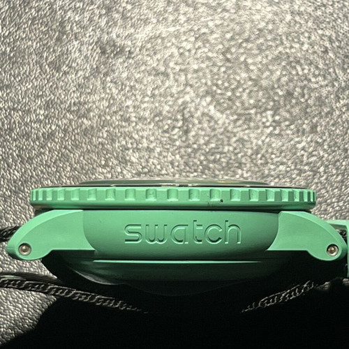 Swatch x BlancPain Fifty Phantoms full set like new, green bioceramic watch