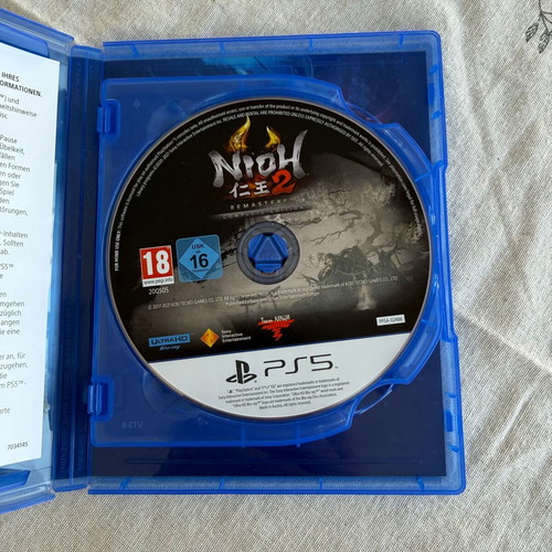 The Nioh Collection PS5 game, like new, 2-disc set