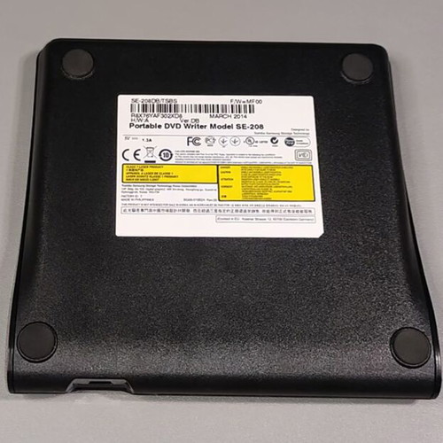 Samsung SE-208 Portable DVD-RW like new with USB cable and software CD