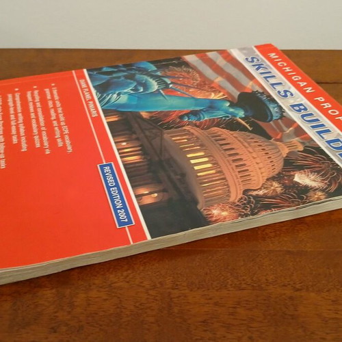 Michigan Proficiency Skills Builder book used, English