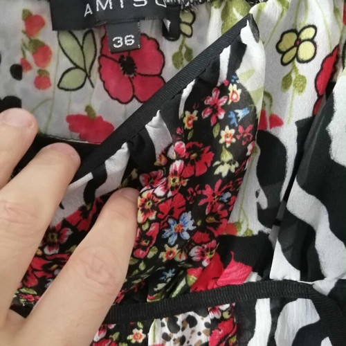 Amisu dress multicolored like new, size XS 34-36