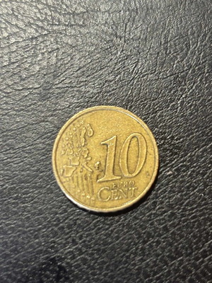 Euro coins used in good condition, 1999