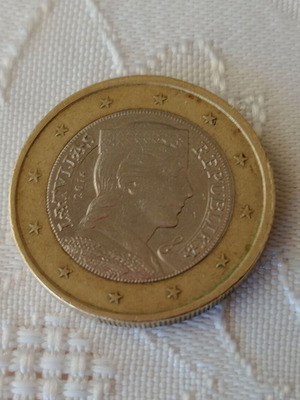 Latvia 1 Euro coin 2016 series