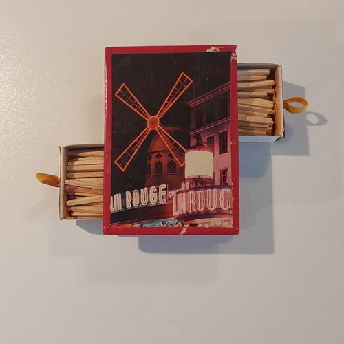 Vintage Moulin Rouge matchbox like new