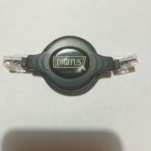 Retractable RJ11 telephone cable Digitus like new 1.2m