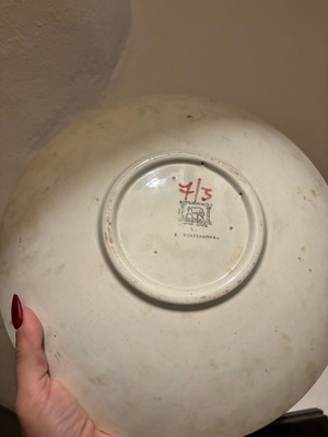 Ceramic platter used, rare