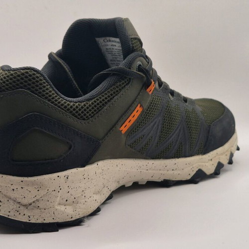 Columbia Peakfreak 2 hiking shoes, size 42, black and green