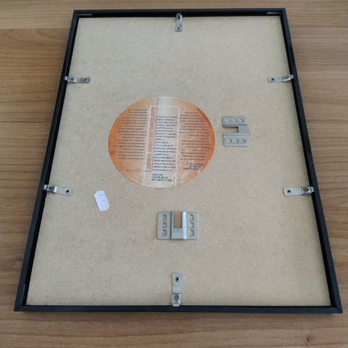 Plastic frame large used without front protector 30x40