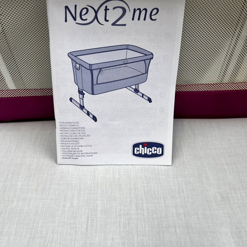 Chicco Next 2 Me cradle like new, ergonomic design for newborns